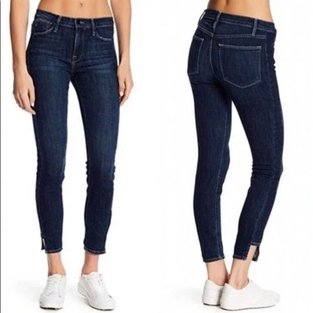Frame Le High ankle cut out skinny harway jeans size 26